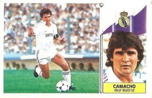 Liga 86-87. Camacho (Real Madrid). Ediciones Este.
