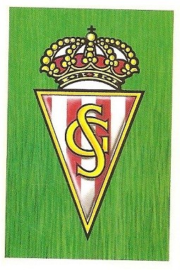 Liga 88-89. Escudo Real Sporting de Gijón (Real Sporting de Gijón). Ediciones Este.