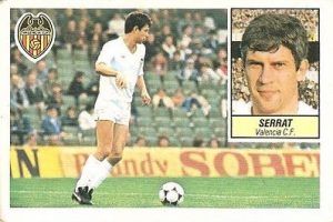 Liga 84-85. Serrat (Valencia C.F.). Ediciones Este.