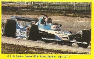 Grand Prix Ford 1982 .Patrick Depailler (Ligier). Editorial Danone.