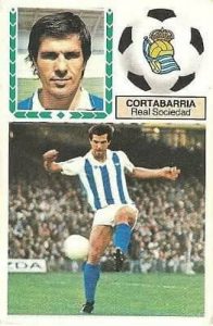 Liga 83-84. Cortabarría (Real Sociedad). Ediciones Este.