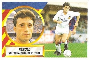 Liga 88-89. Fenoll (Valencia C.F.). Ediciones Este.