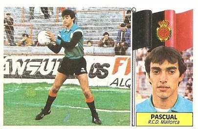 Liga 86-87. Pascual (R.C.D. Mallorca). Ediciones Este.