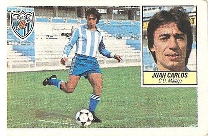 Liga 84-85. Juan Carlos (C.D. Málaga). Ediciones Este.