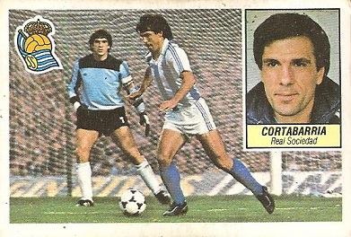 Liga 84-85. Cortabarría (Real Sociedad). Ediciones Este.