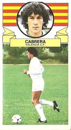 Liga 85-86. Cabrera (Valencia C.F.). Ediciones Este.