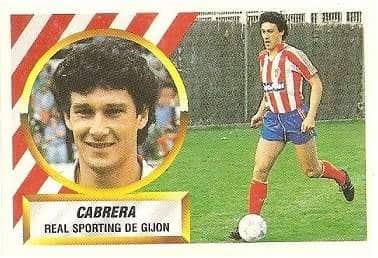 Liga 88-89. Cabrera (Real Sporting de Gijón). Ediciones Este.
