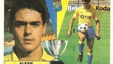 Liga 87-88. Alexis (U. D. Las Palmas). Ediciones Este.