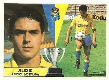 Liga 87-88. Alexis (U.D. Las Palmas). Ediciones Este.