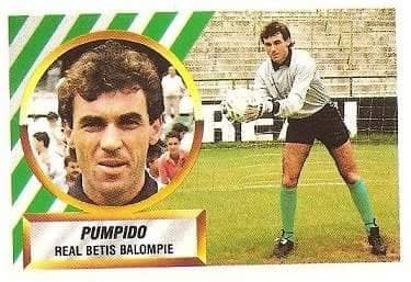 Liga 88-89. Pumpido (Real Betis). Ediciones Este.