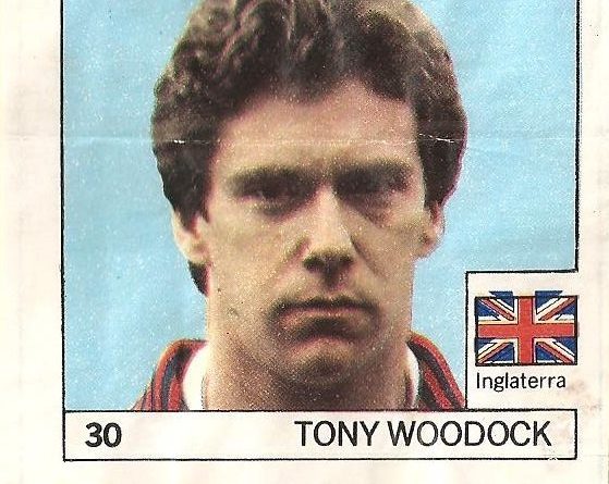 Super Cromos Los Mejores del Mundo (1981). Woodock (Inglaterra). Chicle Fútbol Boomer.