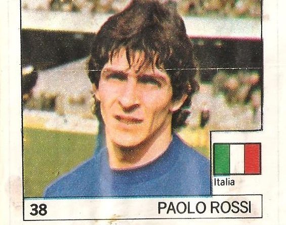 Super Cromos Los Mejores del Mundo (1981). Rossi (Italia). Chicle Fútbol Boomer.