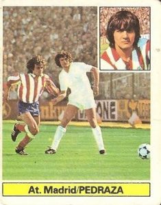 Liga 81-82. Pedraza (Atlético de Madrid). Ediciones Este.