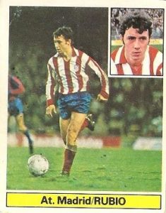 Liga 81-82. Rubio (Atlético de Madrid). Ediciones Este.