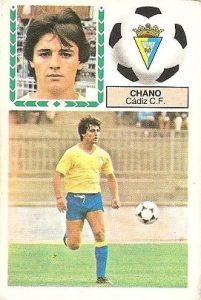 Liga 83-84. Chano (Cadiz C.F.). Ediciones Este.