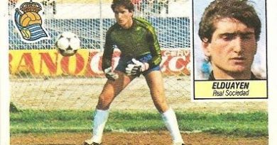 Liga 84-85. Elduayen (Real Sociedad). Ediciones Este.