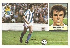 Liga 84-85. Sagarzazu (Real Sociedad). Ediciones Este.