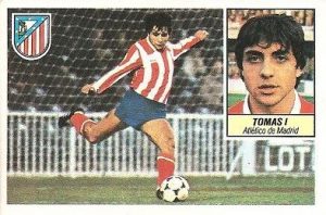 Liga 84-85. Tomás (Atlético de Madrid). Ediciones Este.