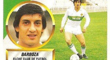 Liga 88-89. Barboza (Elche C.F.). Ediciones Este.