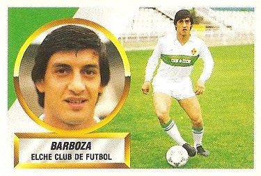 Liga 88-89. Barboza (Elche C.F.). Ediciones Este.