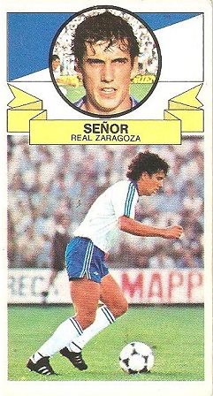 Liga 85-86. Señor (Real Zaragoza). Ediciones Este.