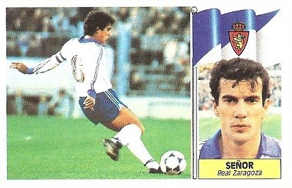 Liga 86-87. Señor (Real Zaragoza). Ediciones Este.