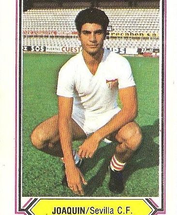 Liga 80-81. Joaquín (Sevilla F.C.). Ediciones Este.