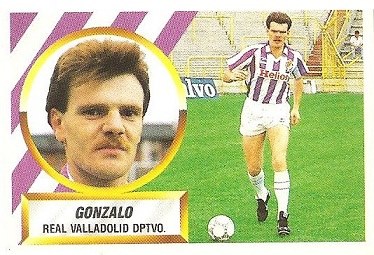 Liga 88-89. Gonzalo (Real Valladolid). Ediciones Este.