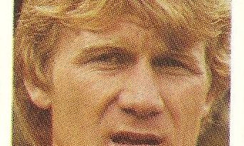 Eurocopa 1984. Morten Olsen (Dinamarca). Editorial Fans Colección.