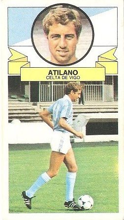 Liga 85-86. Atilano (Celta de Vigo). Ediciones Este.