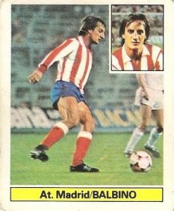 Liga 81-82. Balbino (Atlético de Madrid). Ediciones Este.