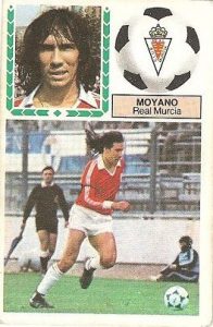 Liga 83-84. Moyano (Real Murcia). Ediciones Este.