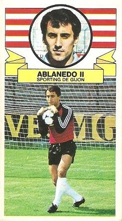 Liga 85-86. Ablanedo II (Real Sporting de Gijón). Ediciones Este.