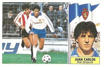 Liga 86-87. Juan Carlos (Real Zaragoza). Ediciones Este.