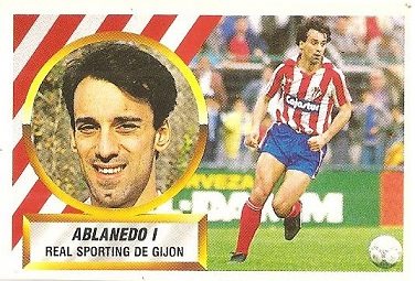 Liga 88-89. Ablanedo I (Real Sporting de Gijón). Ediciones Este.