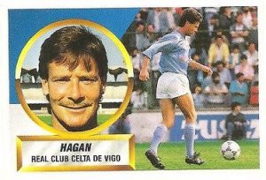 Liga 88-89. Hagan (Celta de Vigo). Ediciones Este.