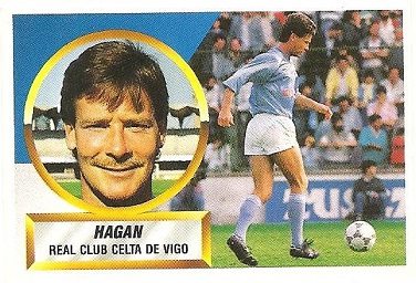 Liga 88-89. Hagan (Celta de Vigo). Ediciones Este.