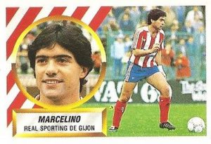 Liga 88-89. Marcelino (Sporting de Gijón). Ediciones Este.