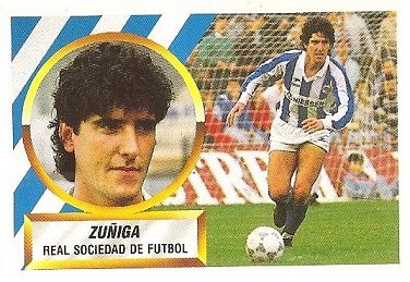 Liga 88-89. Zuñiga (Real Sociedad). Ediciones Este.