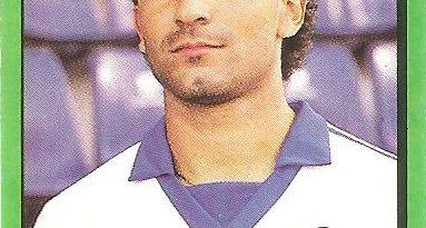 Fútbol 90. Luis Delgado (C. D. Tenerife). Ediciones Panini.