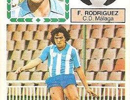 Liga 83-84. Fernando Rodríguez (C.D. Málaga). Ediciones Este.