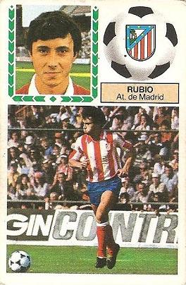Liga 83-84. Rubio (Atlético de Madrid). Ediciones Este.