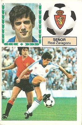 Liga 83-84. Señor (Real Zaragoza). Ediciones Este.