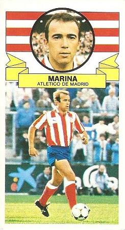 Liga 85-86. Marina (Atlético de Madrid). Ediciones Este.