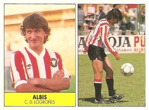 Liga 87-88. Albis (C.D. Logroñés). Ediciones Festival.