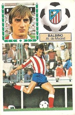 Liga 83-84. Balbino (Atlético de Madrid). Ediciones Este.