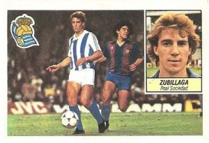 Liga 84-85. Zubillaga (Real Sociedad). Ediciones Este.