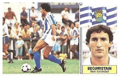Liga 86-87. Beguiristain (Real Sociedad). Ediciones Este.