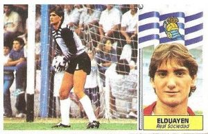 Liga 86-87. Elduayen (Real Sociedad). Ediciones Este.
