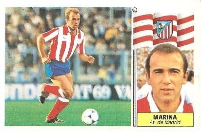 Liga 86-87. Marina (Atlético de Madrid). Ediciones Este.